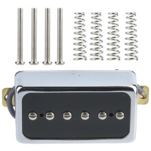 Micro magnétique en céramique pour guitare électrique, jeu chevalet/manche, sonorités vintage et claires, système de montage à hauteur