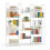 Bibliothèque industrielle, étagères de rangement à 14 niveaux 7