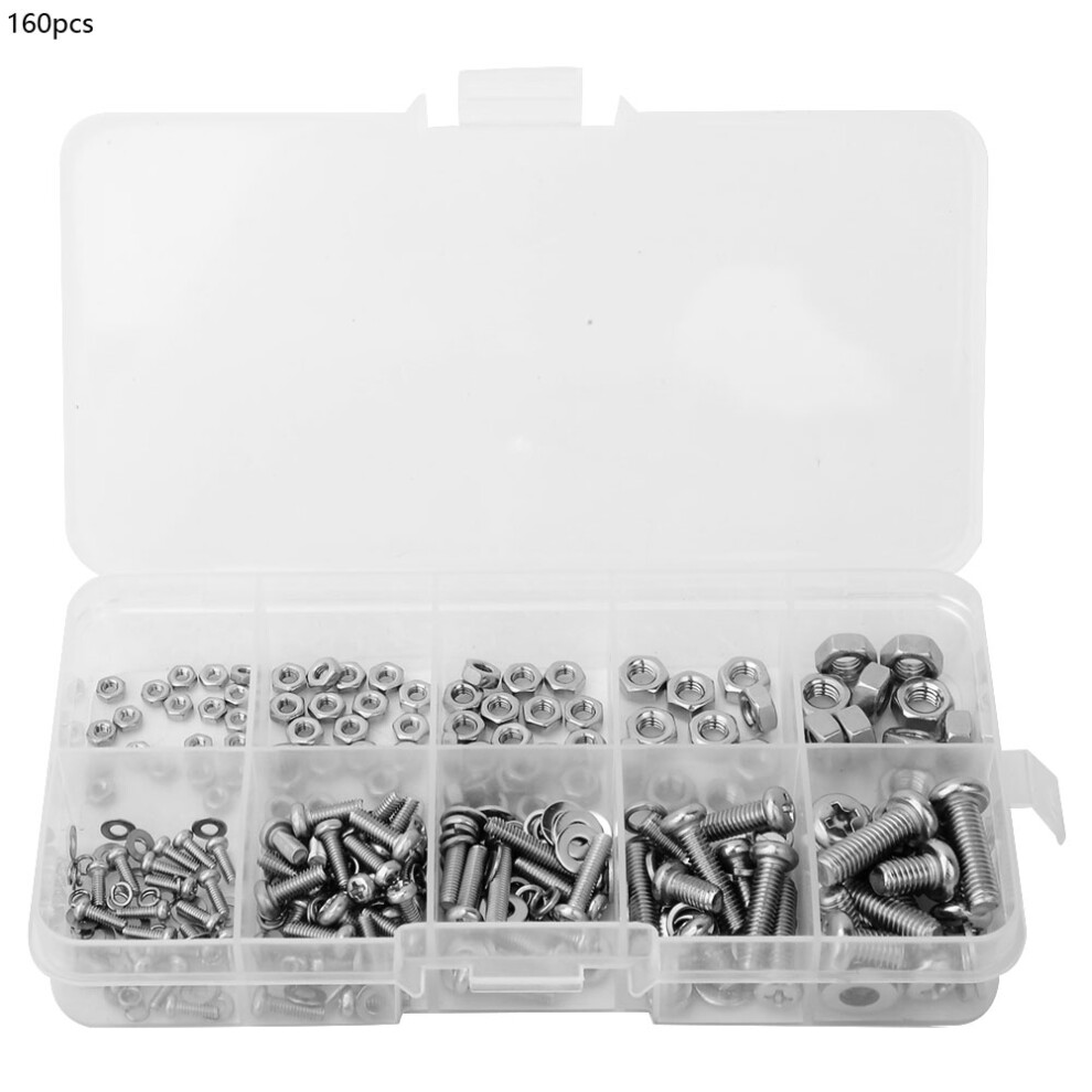 M2 M2.5 M3 M4 M5 Bolt Nut Gasket Kit