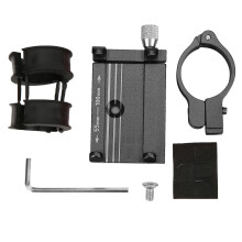 Compact And Lightweight Bicycle Phone Holder With Retractable Screws High Hardness And Non Deformable Structure For Versatile Mounting Options On All