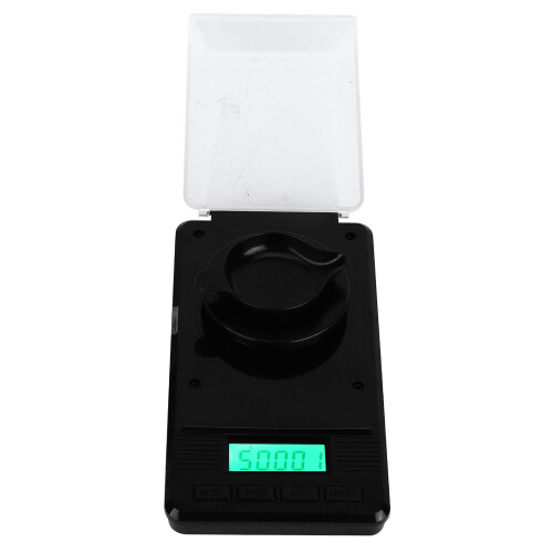 Portable Scale With High Precision Digital Milligram Scale, Compact Design Tare Function Calibration Weight Included LCD Screen Auto Off Function 2