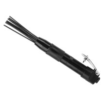 Exhaust Design Keeps Human Body Away From Dust, Lightweight Needle Scaler Tool With Alloy Steel De-Rust Needles And Reciprocating Impact Work