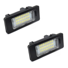 No Modification Needed LED License Plate Light Xenon White Brighter Than OEM Plug And Play Energy Conservation SAE & DOT Approved No OBC Error