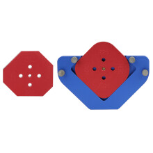 Adjustable Corner Jig for Woodcraft Projects, Flush Trim Template with Durable Aluminum Alloy Body and Precision Calibration, Hard-Structure Radius