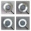 64 LED Ring Light Lamp for Stereo Microscope Video Camera Light Source Four-Zone Four-Wheel Drive Ring Light US Plug 5