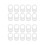 20 Pcs Button Silicone Ring Mam Pacifier Holder Mannequin Clip Adapter Transparent 1