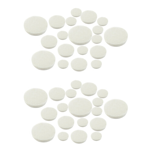34Pcs Clarinet Leather Pads Replacement for Exquisite Wind Instrument