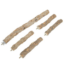 Non-Toxic Bird Perch Accessories, Bird Climbing Step Ladders Natural Pepper Wood Good for Small to Medium Birds