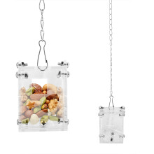 Educational Bird Feeding Puzzle Toy, Sturdy Acrylic Transparent Foraging Feeder With High Temperature Resistance, Wide Application For Indoor Outdoor
