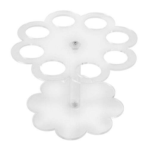Detachable 8 Löcher Acryl Eistüte Halter Stehen