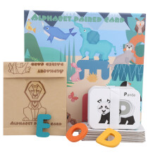 Learning Flash Cards For Kids Alphabet Numbers Preschool Activities Educational Toys Montessori Learning Tools Bright Color Matching Fun Durable Wood