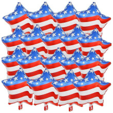 July 4th American Independence Day Patriotic Balloon USA National Day 18-Inch Star-Shaped Aluminum Film Balloon