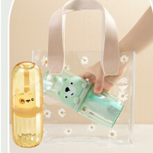 Model:2-Brush Travel Case PC+PP Transparent Green