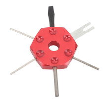 Sturdy Construction Automotive Depinning Tool, Mechanic Tools with Multiple Sockets and Ports for Terminal Insertion and Extraction, Compatible with
