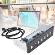 7-Port USB 2.0 Drive Bay Hub Panel