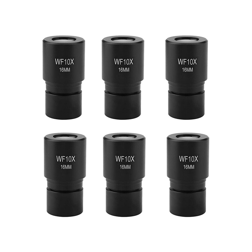 6X Microscope Eyepiece Lenses, Dm-R001 Wf10x 16Mm Eyepiece For Biological Microscope Ocular Mounting 23.2Mm 6031591957026
