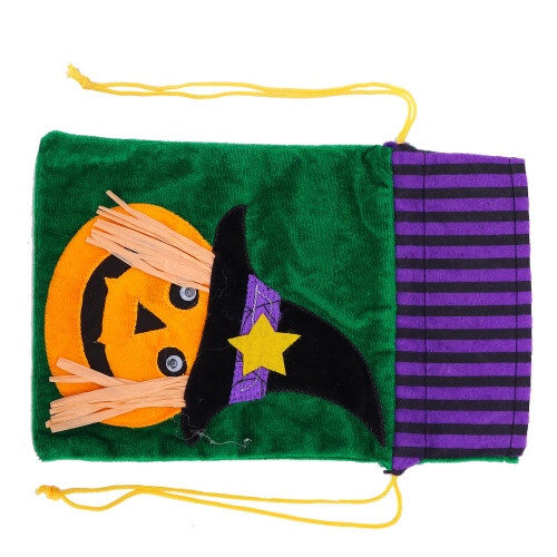 Τσάντα δώρου για το Halloween με κορδόνι από ύφασμα, τσάντα δώρου, είδη πάρτι Halloween, 2