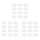 36Pcs Classical Guitar Rollers String Trees Retainer Guides Guitar String Locks Nut Block Clamp, White 1