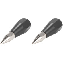2X Survey Range Rod Prism Pole Point Tip with 5/8 Internal Thread GPS RTK Centering Surveying Carbon Tube Point
