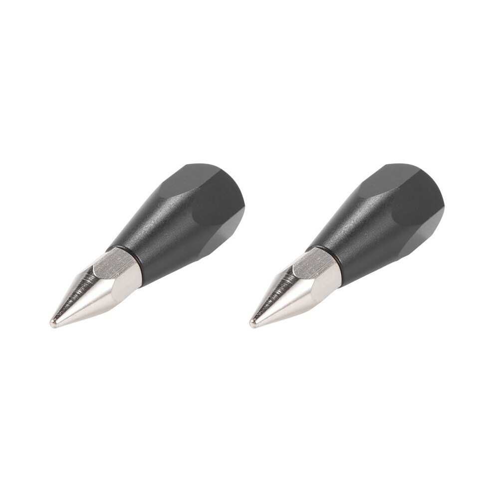 2X Survey Range Rod Prism Pole Point Tip With 5/8 Internal Thread Gps Rtk Centering Surveying Carbon Tube Point 6033391837867