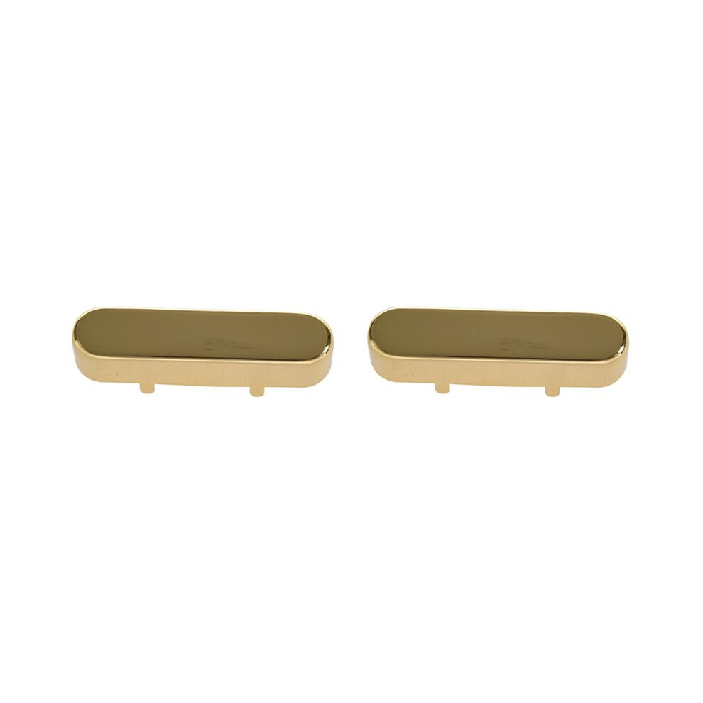 2X Guitar Neck Pickup Cover For Tl Tele Telecaster Electric Guitar Parts,Gold 6031969095466