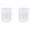2X 500Ml Graduated Beaker Transparent 1