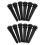 12 St Guitar Family Natural Ebony Folk Akustisk Gitarr Bridge Pins 1