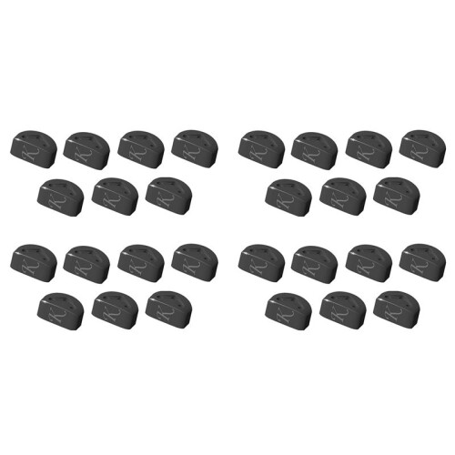 28X Koyunbaba Guitar String E Chord Tie för SträNginstrument Akustiska Gitarrdelar TillbehöR,Svart