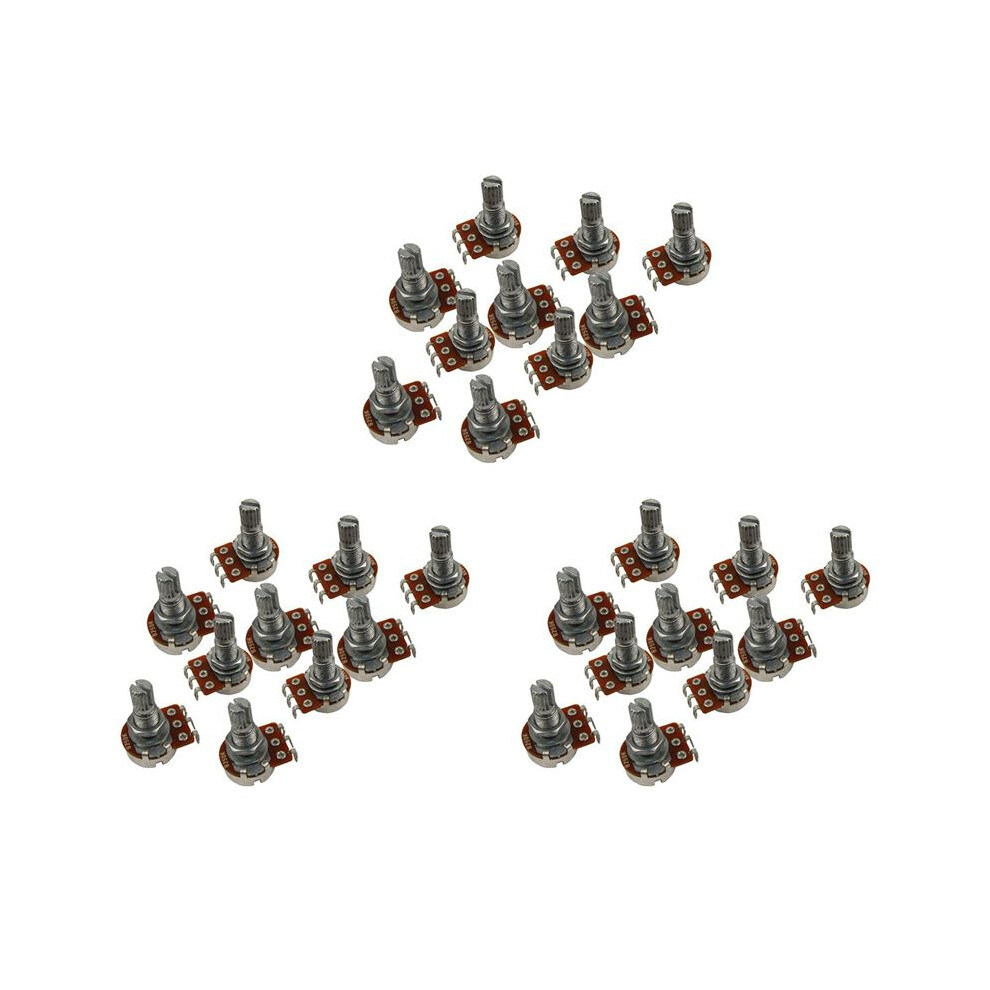 Guitar Small Size Pots B250k Potentiometers For Guitar Bass Parts (Pack Of 30) 4712507390824
