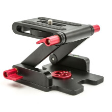 Z-Flex Tilt Z Type Tripod with 4 Adjust/Fixing Knob, Quick Release Plate and Spirit Level for Tripod