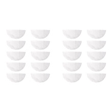 Garment Bags, Transparent Dust Protection,20 Pcs White Shoulder Cover, Shoulder Cover, Collar, Suit Covers
