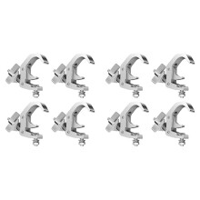 8Packstage Lighting Clip Hook, Pince de Rack Professionnelle en Alliage D'Aluminium, pour Déplacer Les Appareils D'éclairage de La Scène Principale