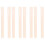 8 Pcs Spare Part Beige Plastic Bridge Saddle Nut for Classical Guitar 1