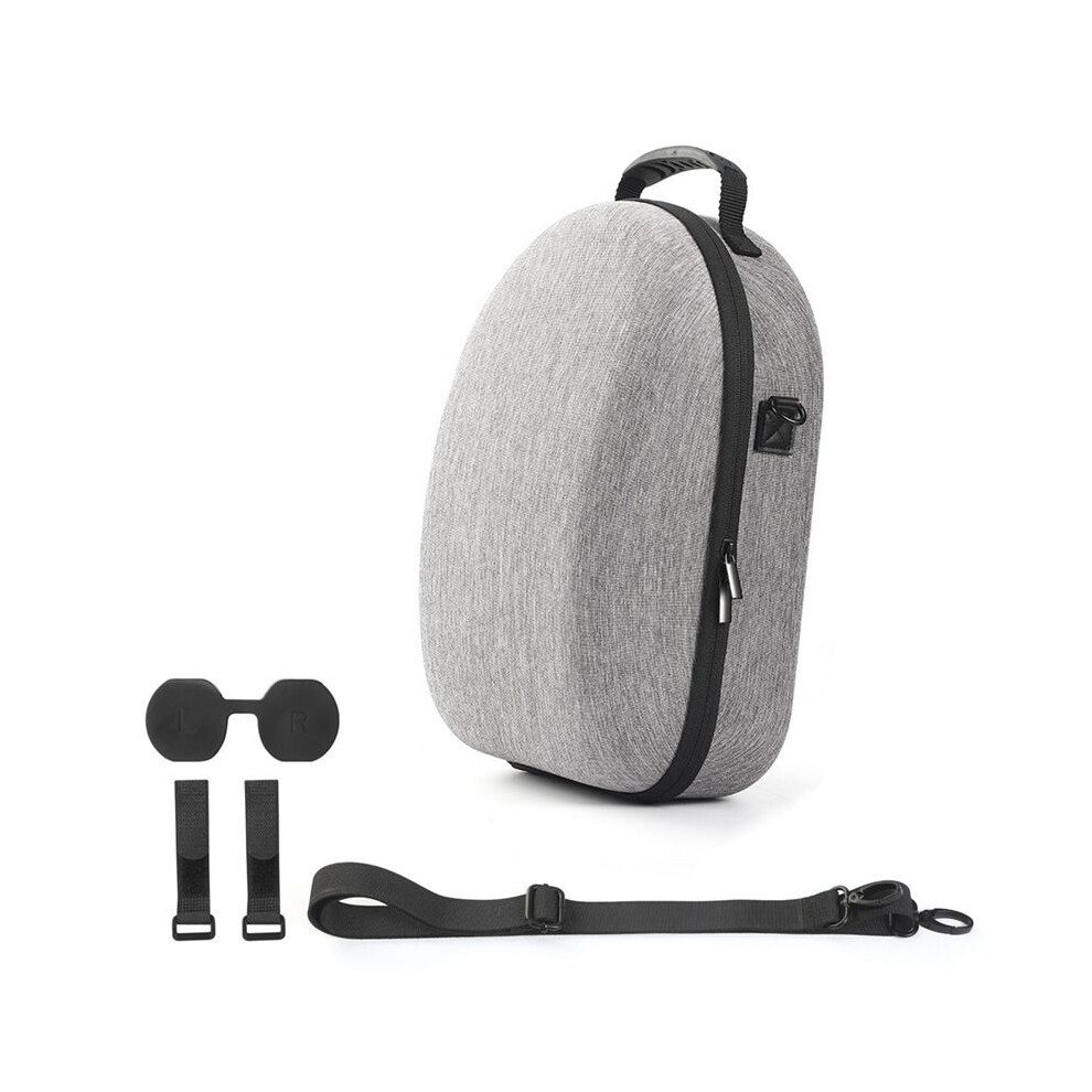 For Meta Quest 3 Portable Vr Glasses Storage Bag Shockproof Eva Hard Shell Travel Carrying Case Gray 6032151779447