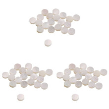Mere Blanche de Perle Coquille Point Fabricant de Marqueterie 6mm (Paquet de 60)
