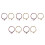 10 Sets of 6 Guitar Strings Replacement Steel String for Acoustic Guitar Guitar Changing Tool 1
