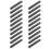 20X PT500000 XL Black Self-Lubricating Slotted Nut 1
