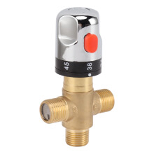 Messing-Thermostat-Duschmischer, 115x62mm, Chrom