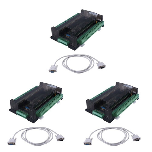 3X LE3U FX3U 48MT RS485 RTC(Real  Clock)24 Input 24 Transistor Output 6 Analog Input 2 Analog Output Plc Controller
