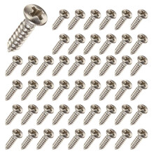 400 Pcs Guitar & Bass Pickguard Screws for Strat & Tele,Silver