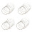 24X Alice A506 Electric Guitar Strings Single String E (1St) - E(6Th) Full Size Set for Professional Guitar Strings 1