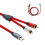 Καλώδιο Hi-Fi Sound RCA Premium2RCA Αρσενικό σε 2RCA Αρσενικό Στερεοφωνικό Καλώδιο Ήχου με 5