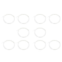 40 Pcs / Ensemble Piece de Rechange de Cordes D'Ukulele de Nylon Durable Blanc pour 21 Pouces 23 Pouces 26 Pouces Instrument A Cordes