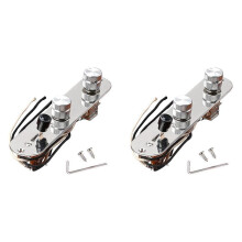 2X Vorverdrahtete Gitarren-Steuerplattenbaugruppe, Geladener 3-Wege-Klingenschalter, Push-Pull-Potentiometer, Hervorragende