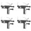 4X Microscope Attachable Mechanical Stage X-Y Moveable Caliper Vernier with Scale 1