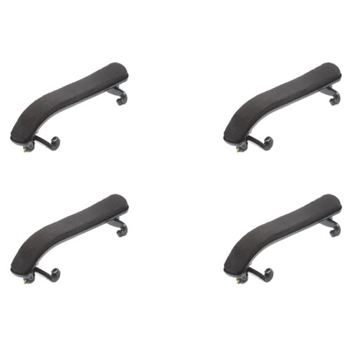 4X New 4/4 Black Violin Shoulder Rest Fully Adjustable for Both Height and Angle
