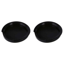 2X Schallloch Abdeckung Block Stecker Gekreisch Halt Fuer 38/ 39 Zoll EQ Akustikgitarre Schwarz