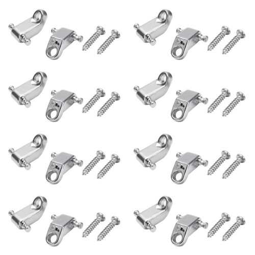 16 Stueck E-Gitarre Roller String Tree String Retainer - Silber