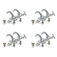 6X Aluminium Vouw Klem Haken Podium Licht Vouw Hangende Haak Laden 150Kg 42-61mm Truss Buis 230W 7R/200W 5R Light