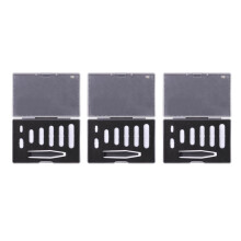 3X Barres D'Agitation MagnéTiques PTFE de Taille Mixte Barres D'Agitation pour Agitateur MagnéTique, Ensemble de Type B